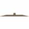 Ekena Millwork Portland Smooth Timber Gable Bracket, Douglas Fir, 72"W x 12"H x 1 1/2"D x 5 1/2"F, 4/12 Pitch GBW072X12X0206POR00SDF - alternate 5